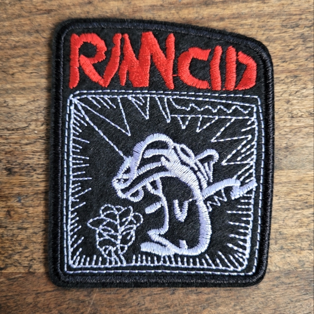 3/13$ Rancid  Punk Rock 90s Band Embroidered Iron On Patch.